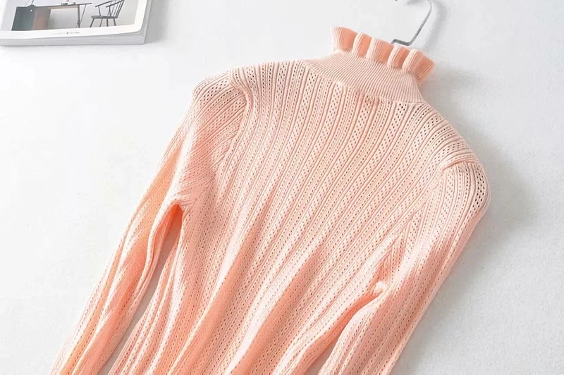 Увядшие зимние свитера для женщин pull femme английский стиль офисные женские элегантные кружевные каскадные однотонные свитера женские пуловеры Топы