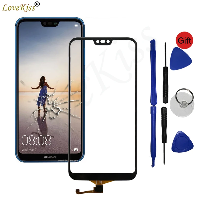 Передняя панель P20Lite для Huawei P20 Lite ANE-L21 ANE-LX1 LX3 Nova 3e сенсорный экран ЖК-дисплей