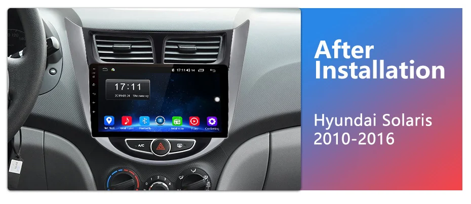 Junsun V1 2G+ 32G Android 9,0 DSP автомобильный Радио мультимедийный видео плеер для hyundai Solaris 1 2010- навигация gps 2 din без DVD