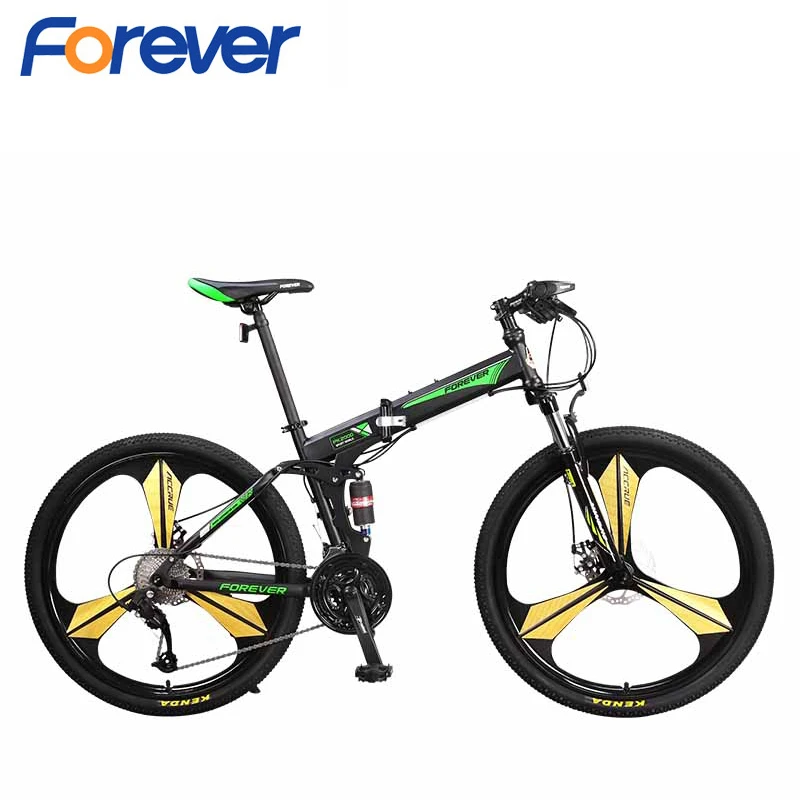 

FOREVER LH-2 Adult Mountain Bike 26 Inch Wheel 27 Speed Variable-Speed Foldable Road Bicycle MTB Double Shock Absorption Cycling