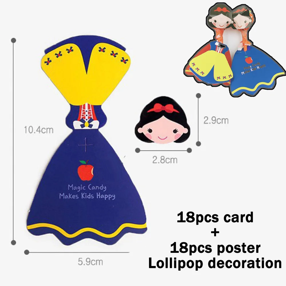 36 Lollipop Card 24 шт. торт десерт вставленные карты принцесса украшения мультфильм карты Дети День рождения ребенок душ вечерние Принадлежности Торт Топперы - Цвет: 36 Lollipop Card
