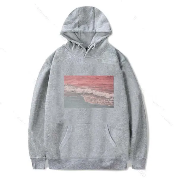 Женский свитер в стиле Харадзюку с волнистым принтом | Женская одежда