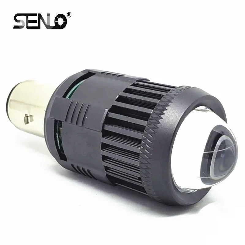 Последняя Ba20D вождения светильник двойной Цвета белый + желтый Ba20d p15d головки