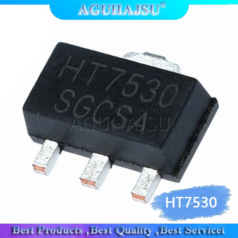 10 шт. / Лот HT7530 1 HT7530A 7530 SOT89 оригинальные и новые микросхемы|lot lot|lot 5pcs |