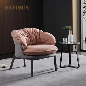Italian Style Lounge Chair Hong Kong Modern Light Luxury Design Lazy Minimalist Household Sun Lounger Nordic Single Recliner