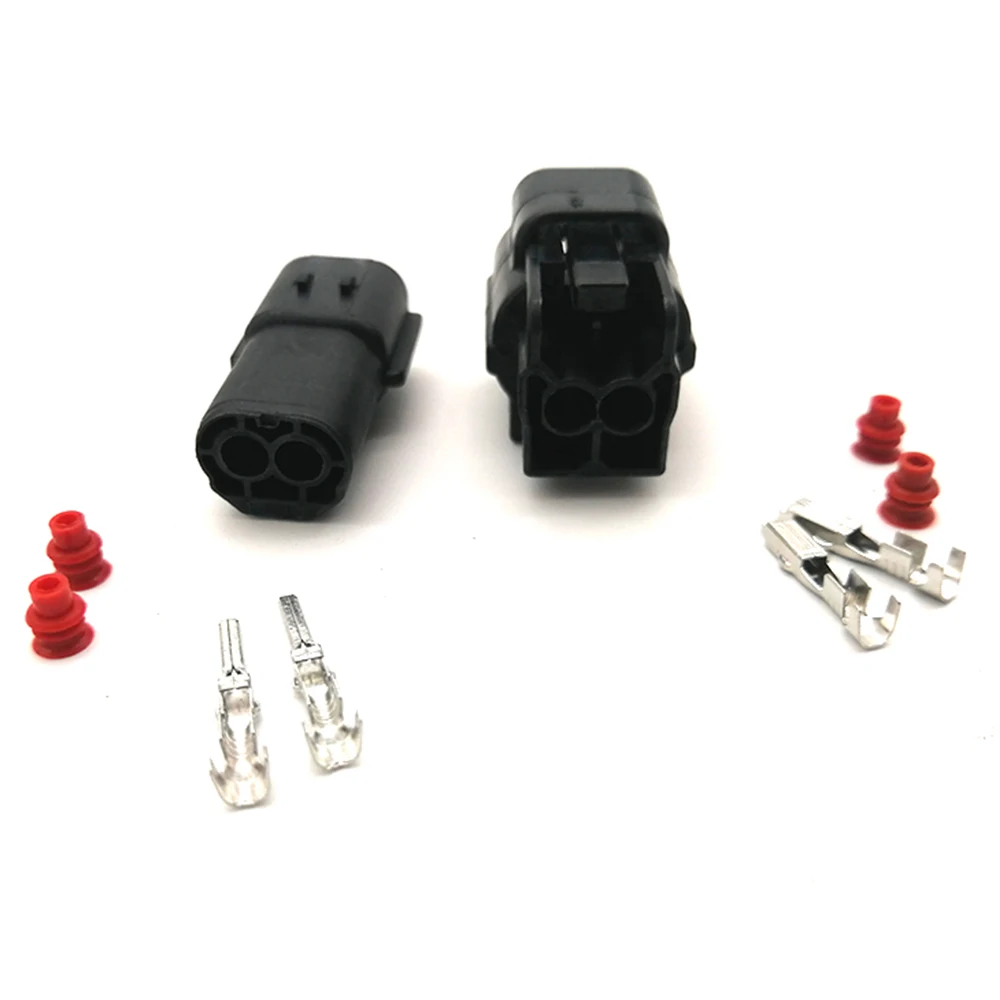 50 комплектов 2 контактный водонепроницаемый соединитель для проводов