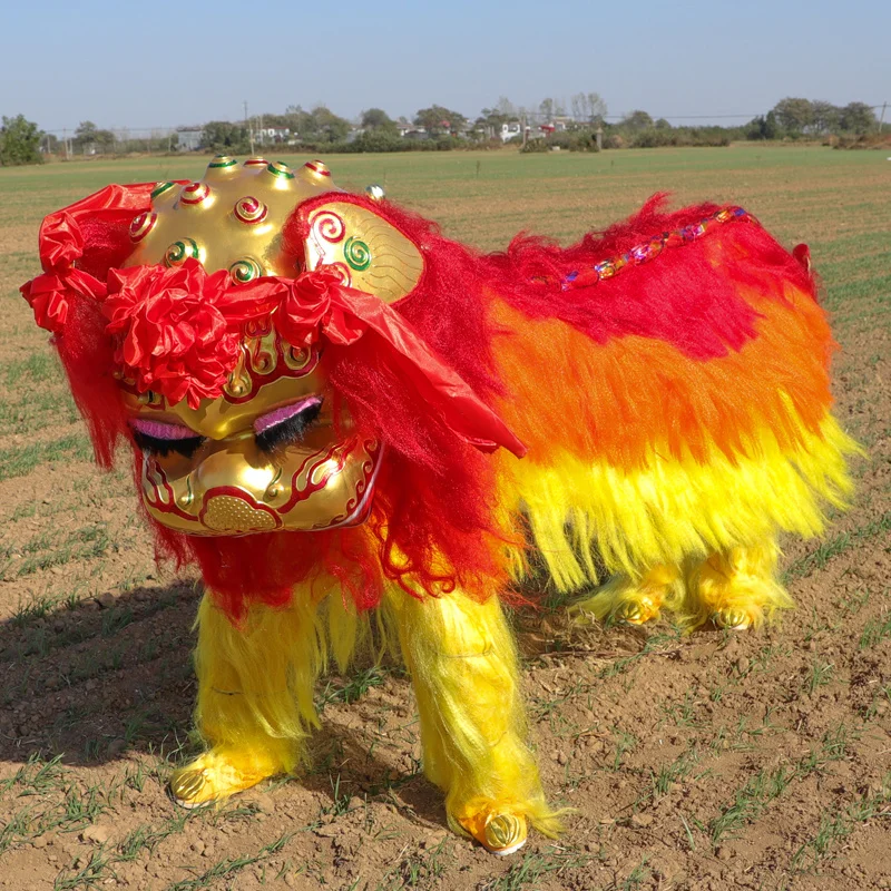 Костюм для танца льва премиум-класса Одежда танцев выступления весенний