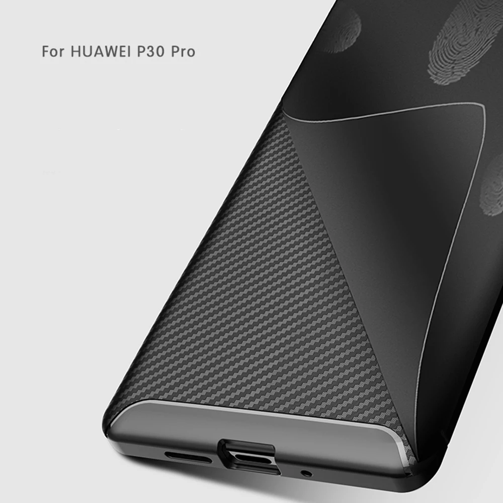 Для huawei P30 Lite чехол из углеродного волокна противоударный чехол для телефона для huawei P 30 Lite Pro/P30 чехол 360 полная защита бампер