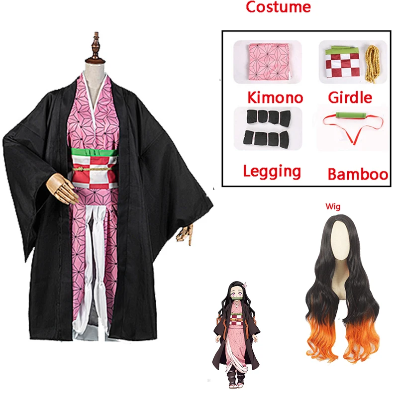 

Костюм-кимоно из японского аниме «рассекающий демонов»