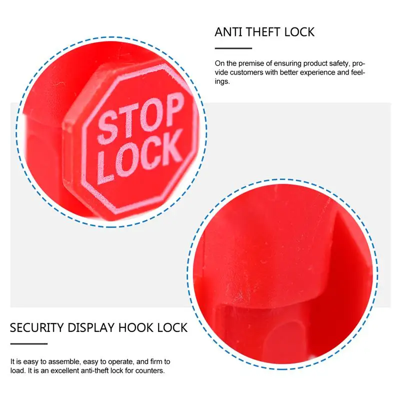 Фото 10pcs Peg Hook Stop Locks Anti-theft Lock Counter Security Display Мобильные телефоны и аксессуары 10pcs Peg Hook Stop Locks Anti-theft Lock Counter Security Display Мобильные телефоны и аксессуары