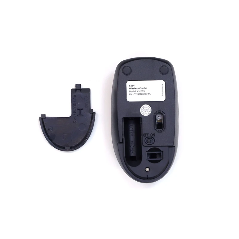 Клавиатура и мышь e2e4 KM203 Wireless USB черный (OT KM203B WL)|Клавиатуры| |