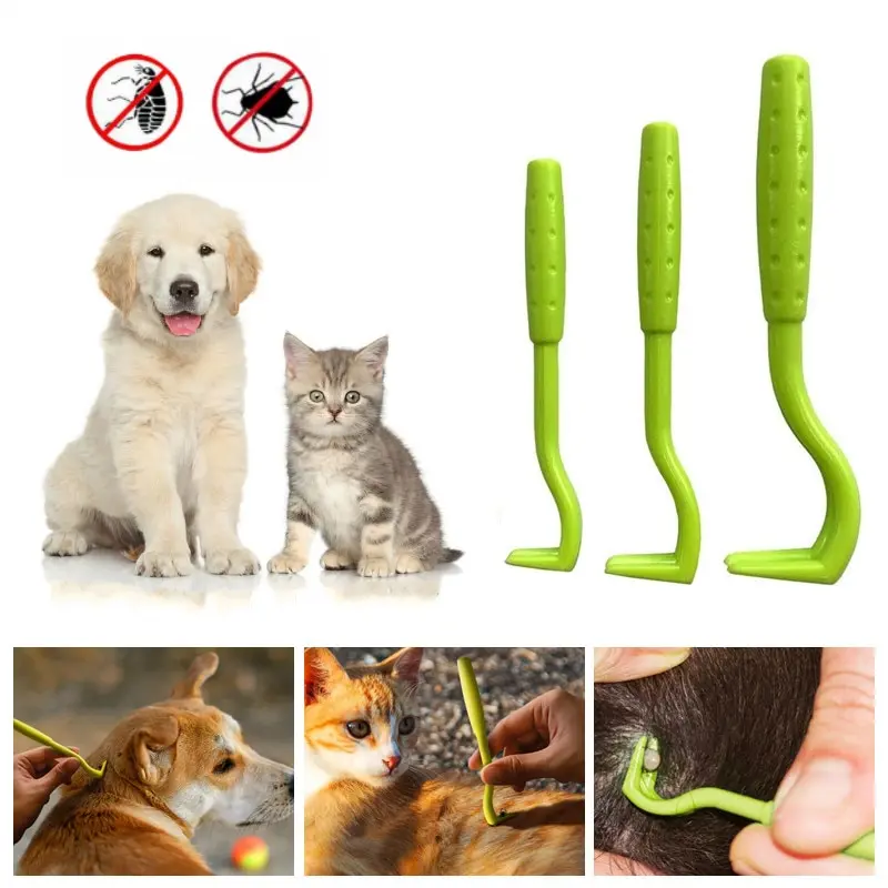 

Pet Flea Remover Tool Scratching Hook Remover Pet Cat Dog Grooming Supplies Tick Picker Flea Removal Tool Pet Comb