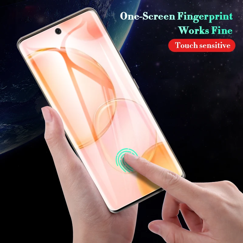 Pel&iacute;cula transparente de hidrogel para Honor 50 60 pro, protector de pantalla 3D, pel&iacute;cula trasera curva para Honor 50 lite SE, no vidrio templado, 3 uds.-4