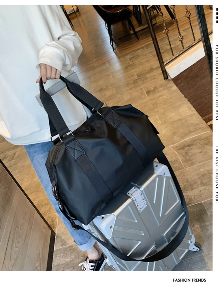 Capacity, Portable Sports Gym Bag, Large, Lightweight Short-distance Luggage,  Trend Travel Women  Accessories Men