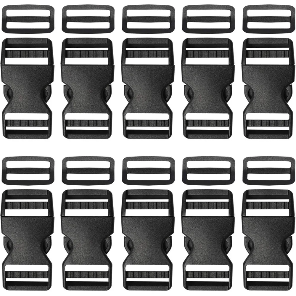 10 комплектов пластиковых застежек регулируемые быстросъемные боковые Сменные