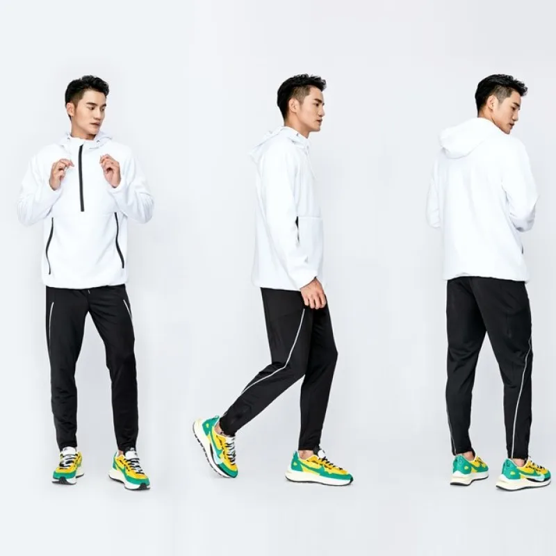 

HOWE AO Men's Sportswear coats 2020 Autumn Winter Hooded Male Casual Tracksuit Men Sweatshirt