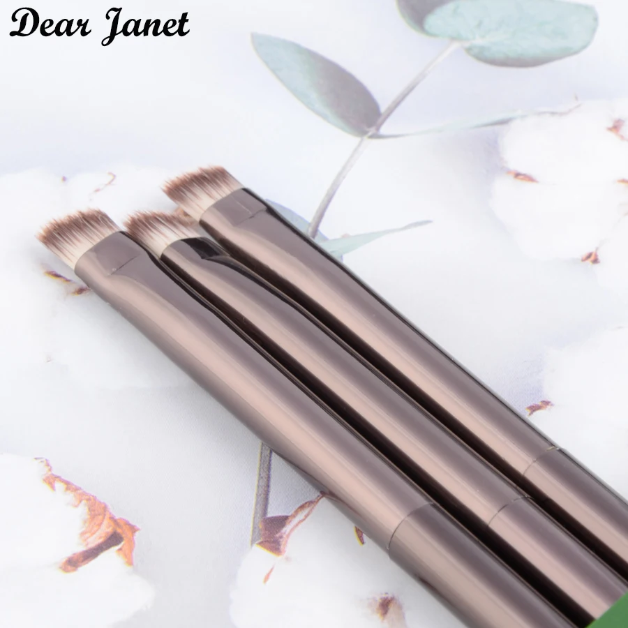1 piece Angled Eyebrow Makeup brushes Eye brow Make up brush eyeliner detail contour Cosmetic tool metal handle H#10 | Красота и