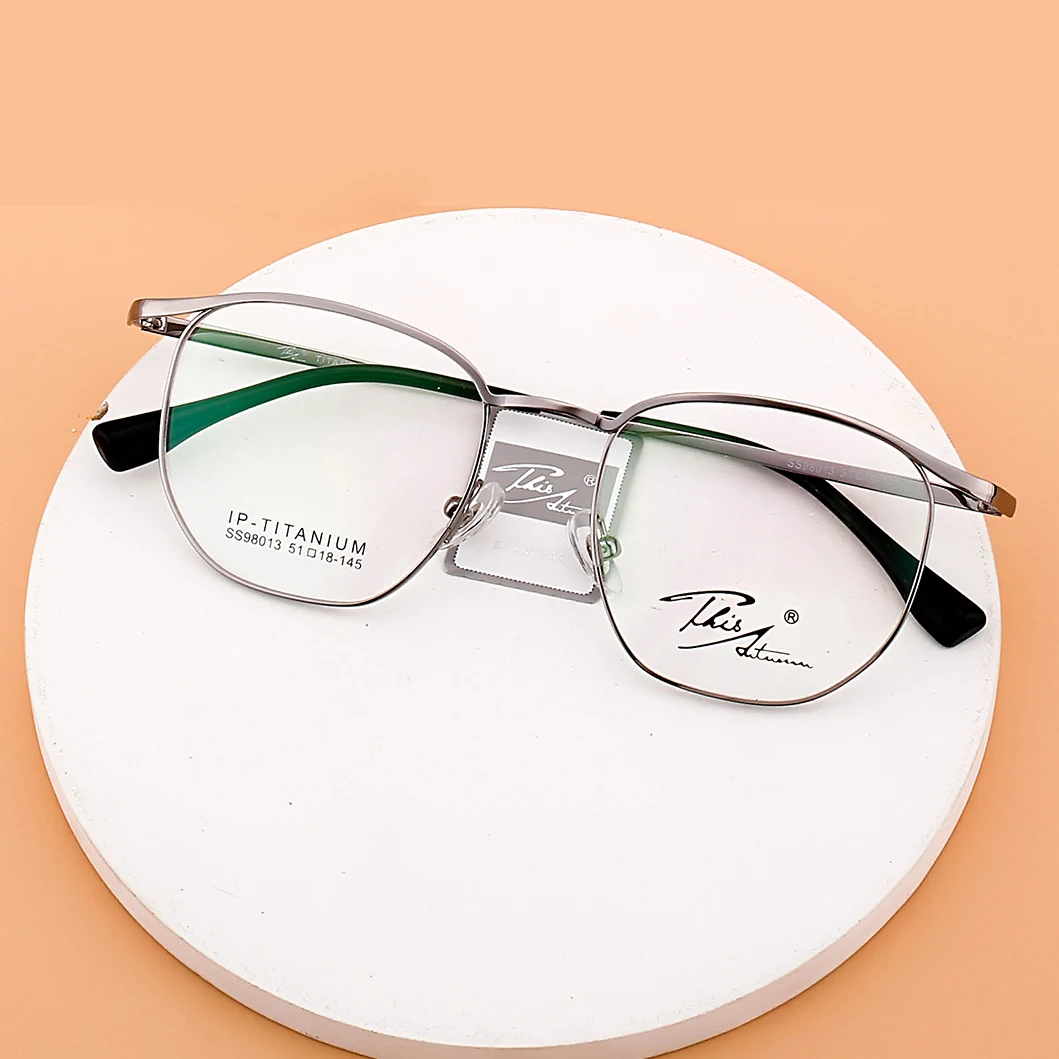

High-End Fashion Polygon Retro Fashion Personality Glasses Frame Male And Female Stars With The Same Prescription Glasses Frame