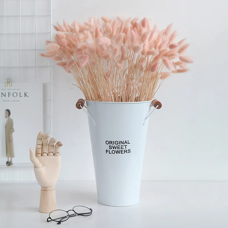 60 стеблей пампасная трава сушеный цветок Кролик хвост натуральные растения