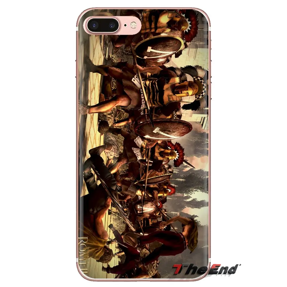 For Samsung Galaxy S2 S3 S4 S5 MINI S6 S7 edge S8 S9 Plus Note 2 3 4 5 8 Coque Fundas Transparent Soft Shell Case Rome Total War |