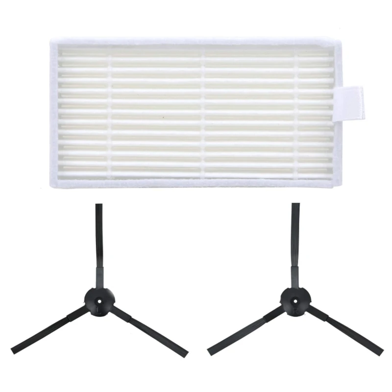

Vacuum Filter Kit Replacement for Robotic Vacuum Ilife V3 V3S V5 V5S,Pro Robot Vacuum Cleaner Filters and 6 Side Brushes and 1 P