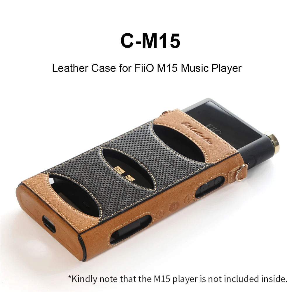 Кожаный чехол Fiio для музыкального плеера M15 C из кожи с рисунком в стиле