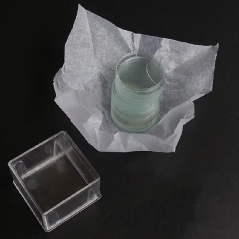 10 мм Диаметр круглый предметных стекол микроскопа Стекло покровные 100