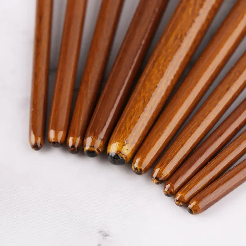 

10Pcs Paint Brushes Set Nylon Painting Brush Short Rod Oil Acrylic Brush Watercolor Pen High Quality Professional Art Supplies