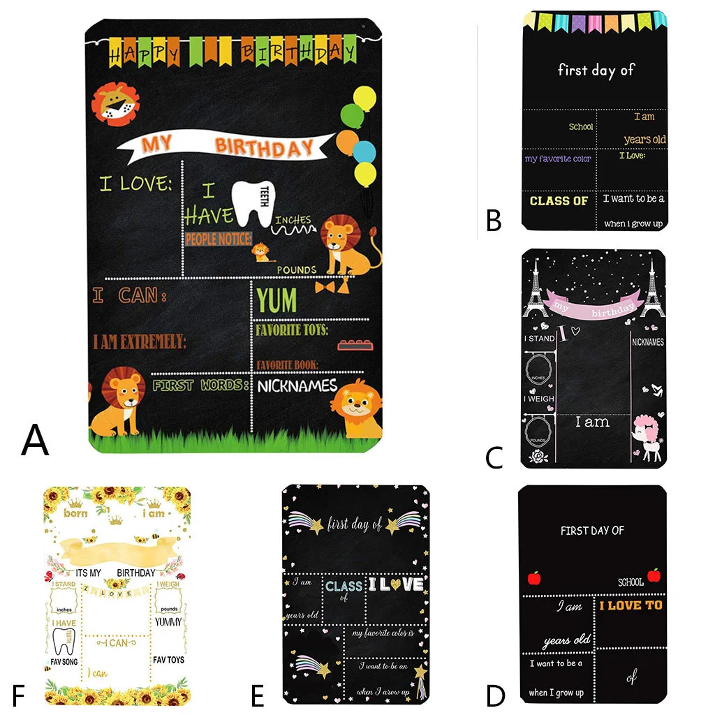 Милый маленький медвежонок стильная доска для детского дня рождения запись