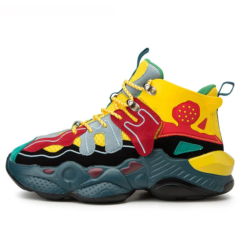 Men Running Shoes Fashion Breathable Leather Sneaker Comfortable Outdoor Sports Men's Jogging Trainers Zapatillas | Спорт и