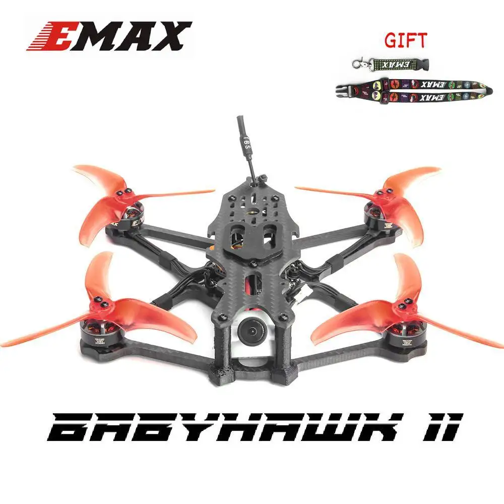 

Emax Babyhawk II Analog 3.5Inch ECO1404 3700KV F4 4in1 25A ESC TBS UNIFY PRO32 5G8 V1.1 RunCam Racer 5 FPV Racing Drone PNP/BNF