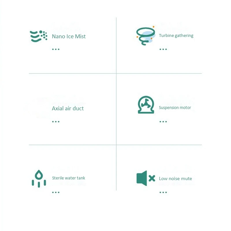 

Air Conditioning Fan,Portable Office Home Mini Desktop USB Cooling Fan with Humidifying Spray Function