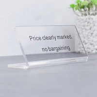 acrylic table tablet stands no smoking warning sign desktop stands sign plate customized