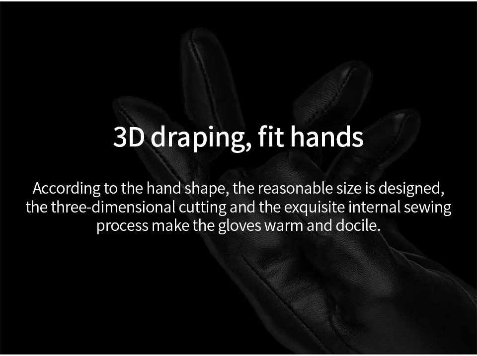 Xiaomi Mijia 7 м перчатки из овечьей кожи с сенсорным экраном, Испания, теплая зима, осень, мягкая и деликатная мода, Смарт унисекс для вождения двигателя