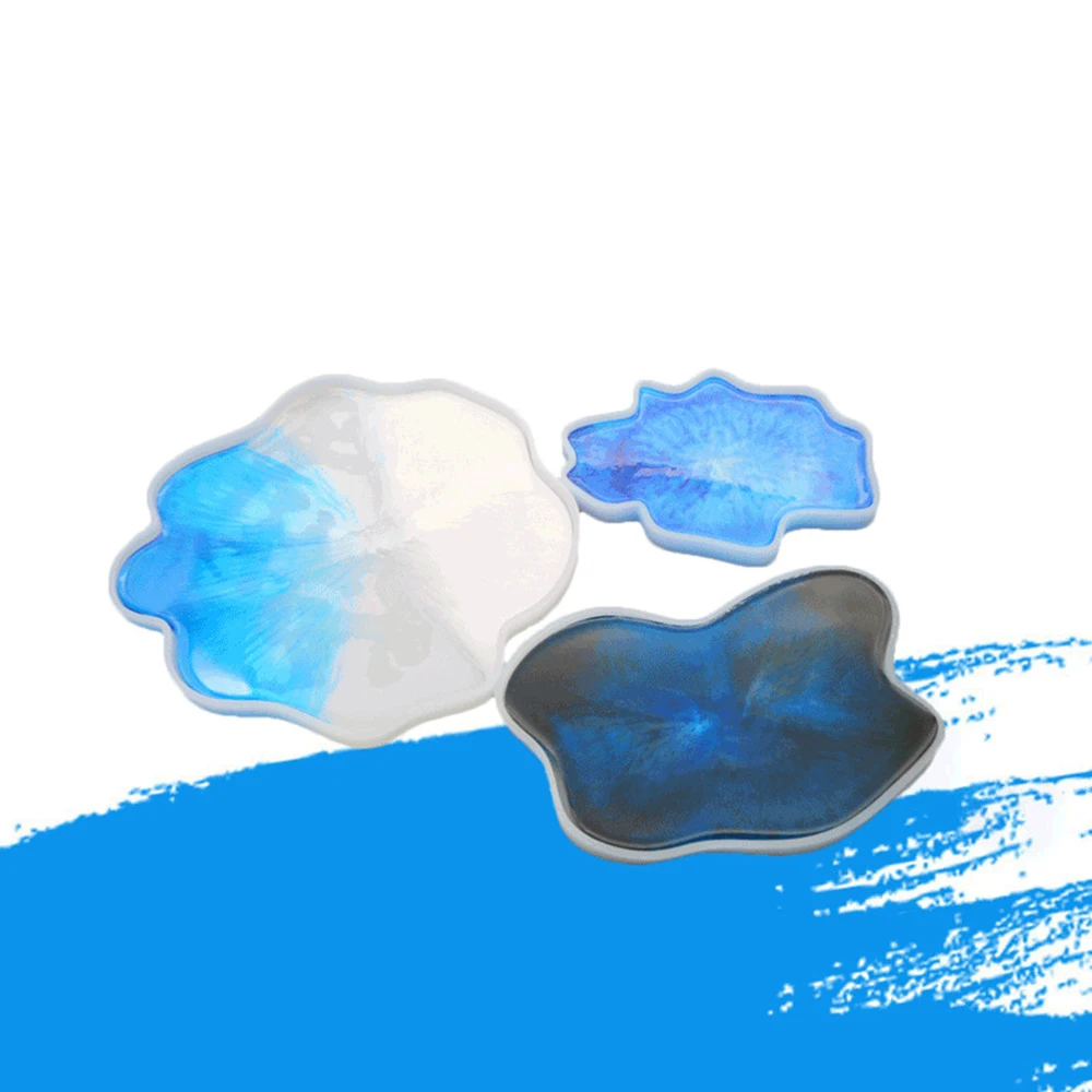 3 шт. форма из неправильной смолы толстая прочная силиконовая украшение для горки