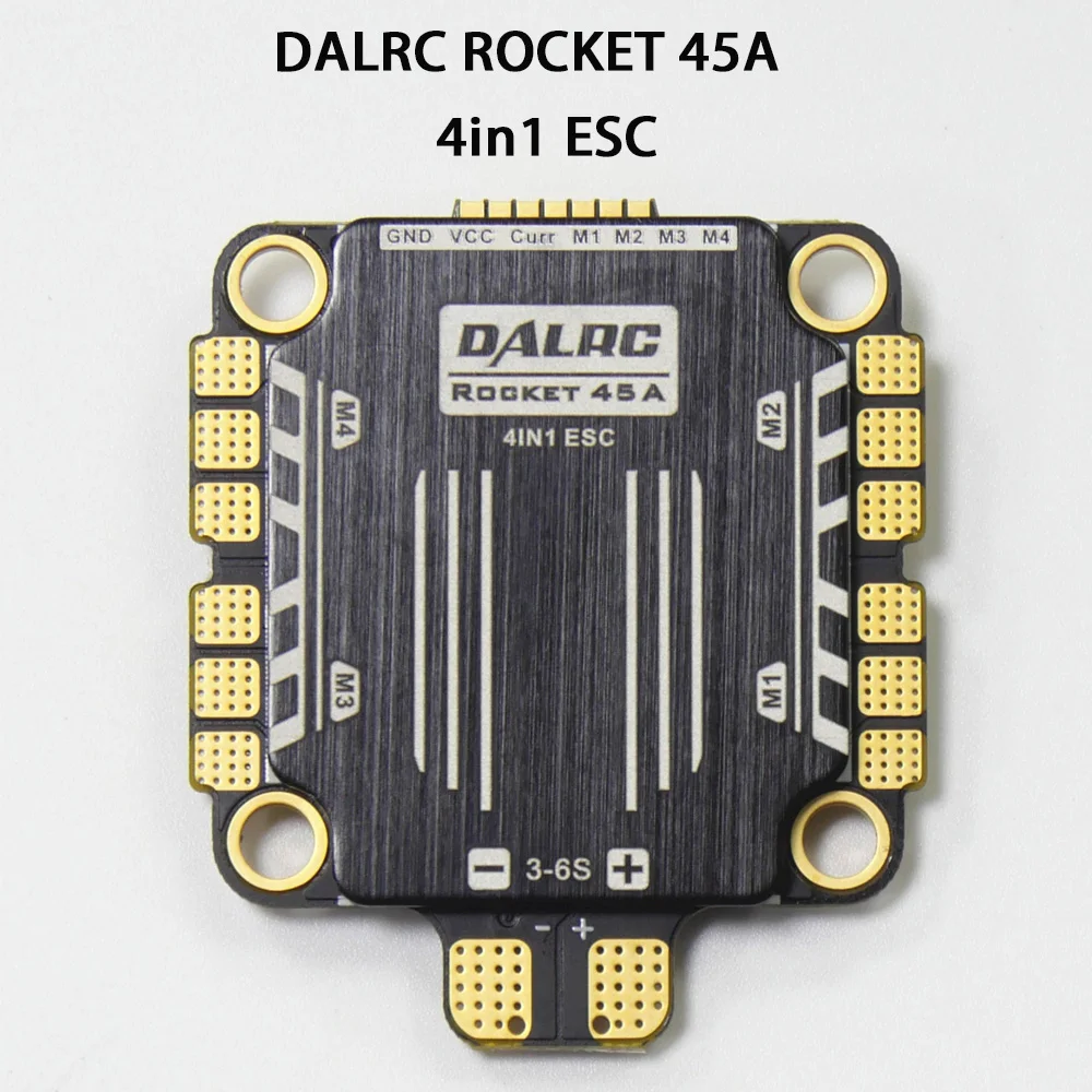 DALRC 4 в 1 ESC 40A 45A 50A Бесщеточный 3-6S Blheli_32 LIHV DSHOT200 готов к FPV Racg совместимый с w/ F05 F722 FC
