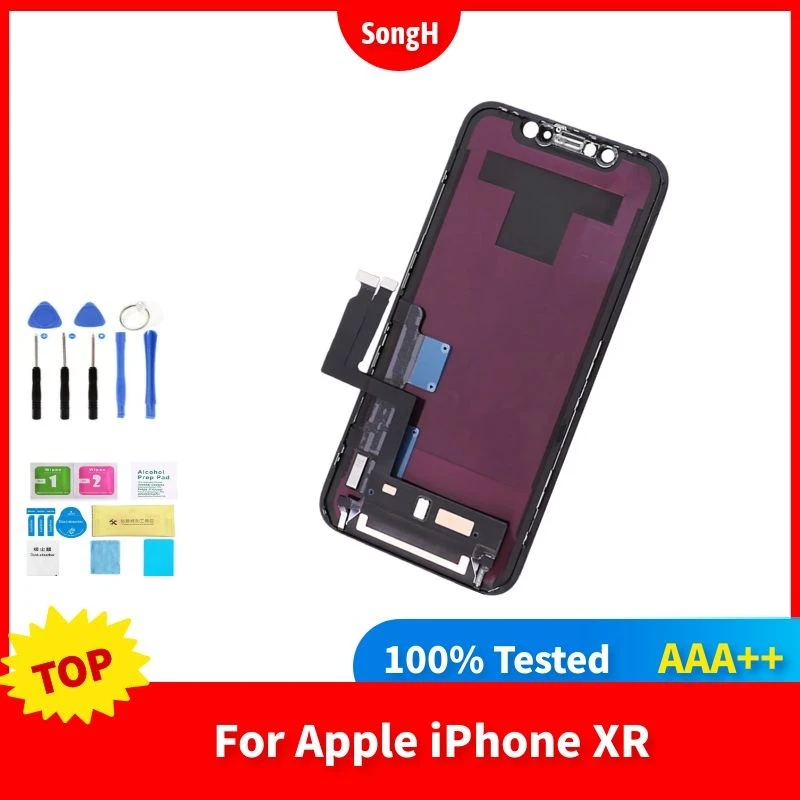 

AAA +++ для iphone XR экран TFT ЖК-дисплей сенсорный экран дигитайзер в сборе для iPhone XR