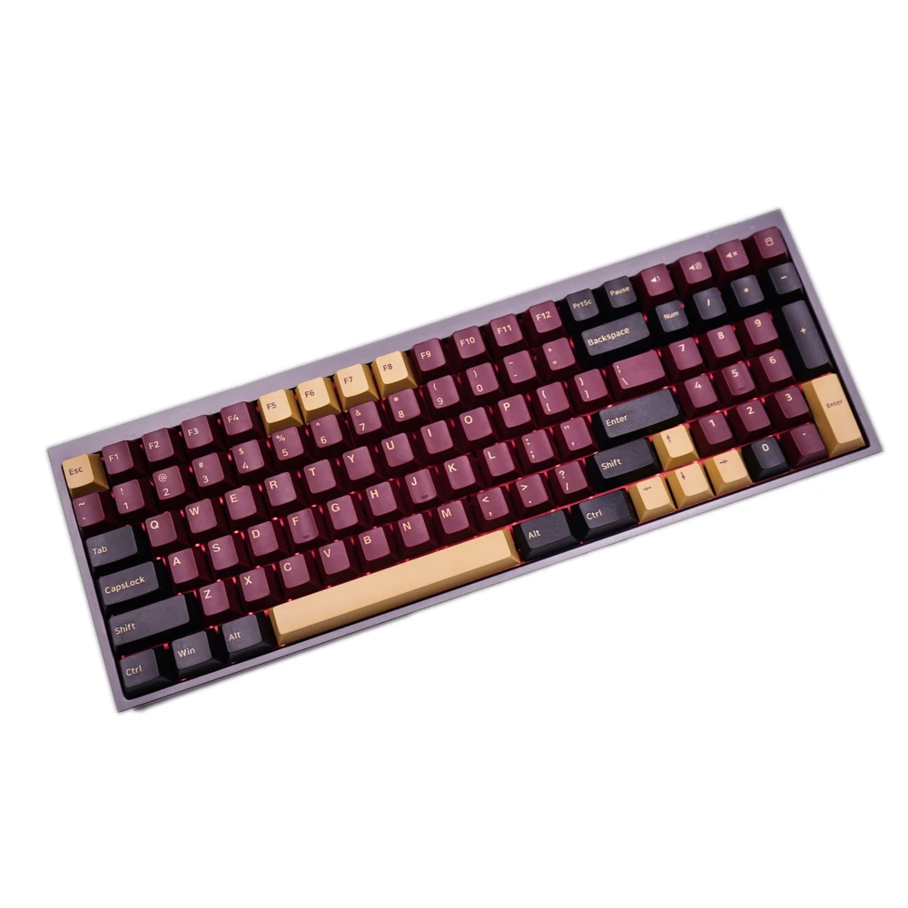 G MKY красный самурайский 160 ключей Вишневый профиль Keycap двойной выстрел толстые PBT