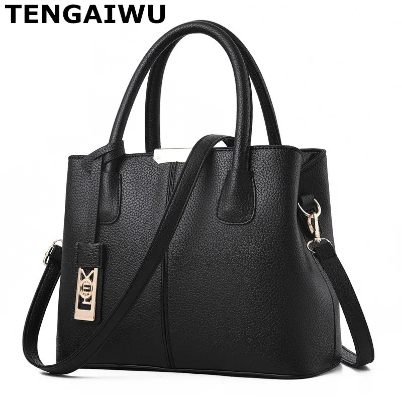 Новая женская сумка через плечо Роскошные бренды высокое качество кожаная с