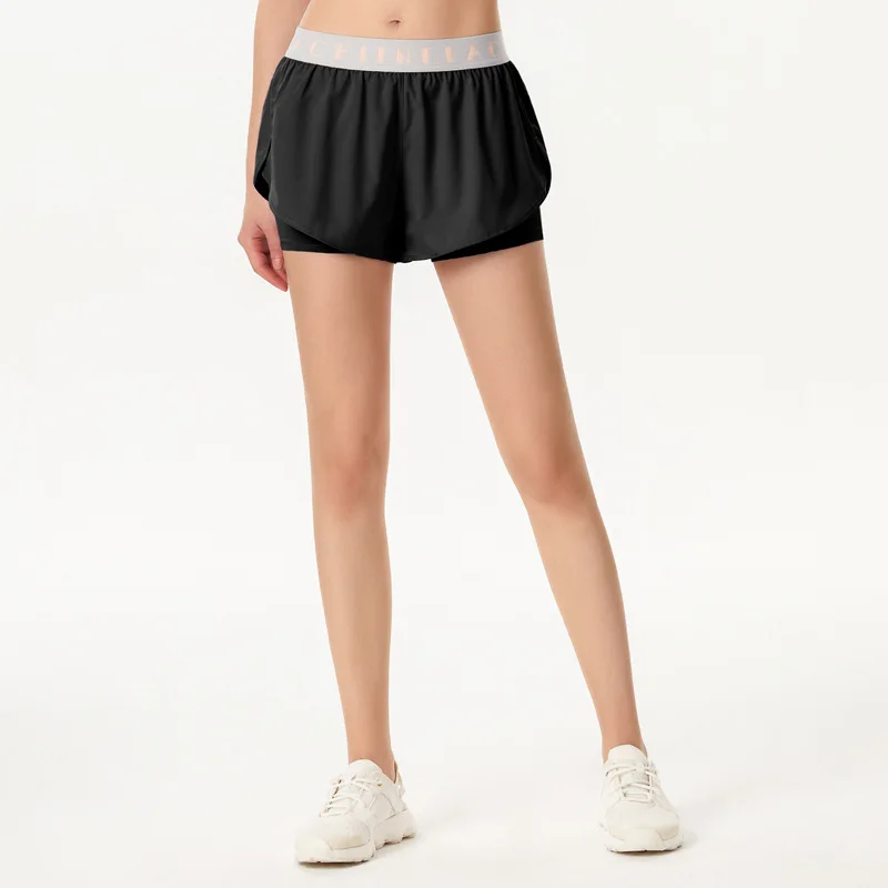 

Summer Sports Shorts Women Waterproof Fitness Pants Quick-drying Running Hot Pants Breathable Outdoor Elastic Loose Leisure