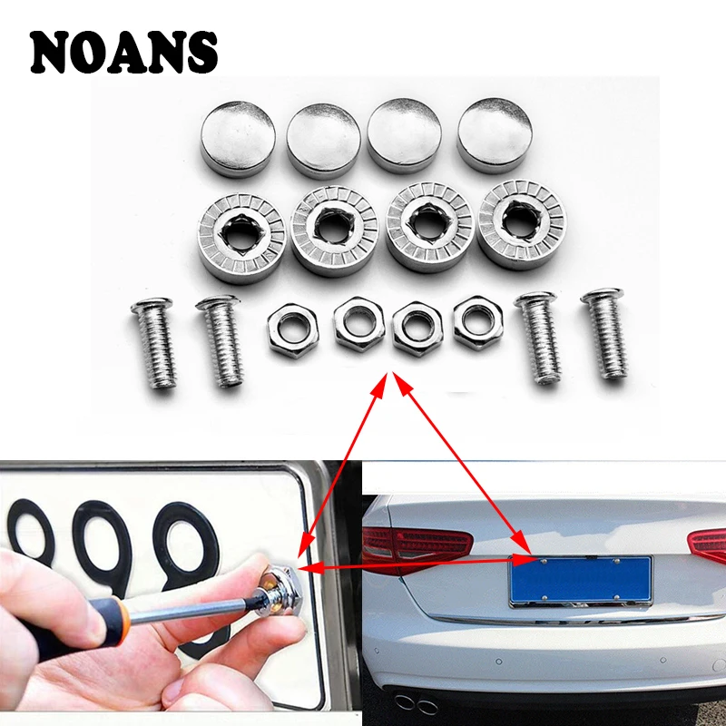 16X для Suzuki Swift Grand Vitara Lada Granta Vesta Opel C D Seat Ibiza Leon автомобильные болты номерного знака