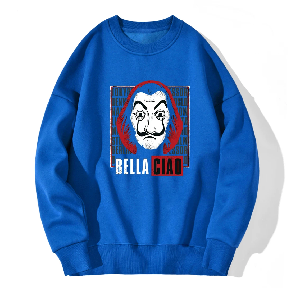 

La Casa De Papel Sweatshirts Man Hip Hop Streetwear Comfortable Fit Winter Autumn Fleece Outdoor Crewneck Long Sleeve Clothing