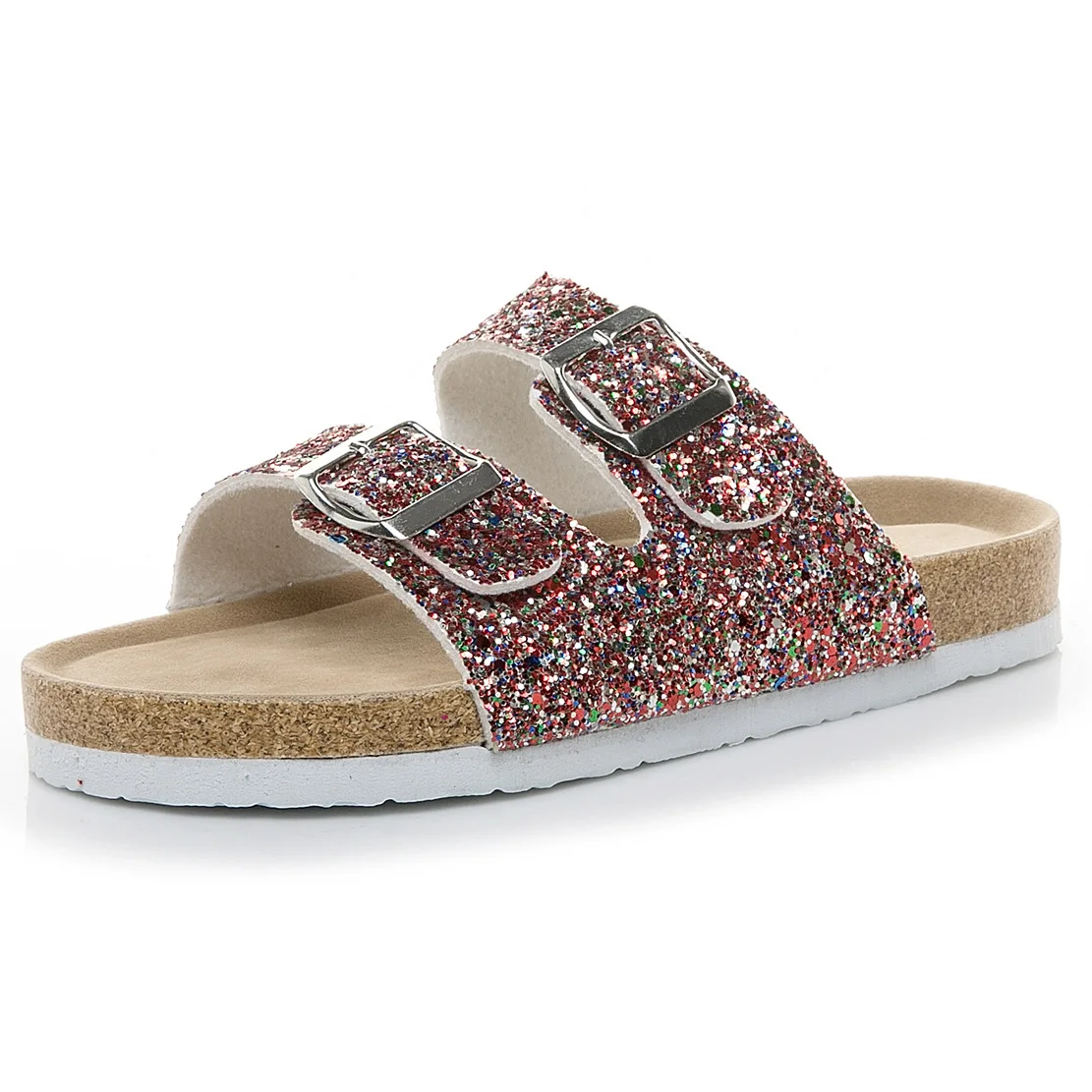 

Beach Shoes Woman's Slippers Sabot 2021 Flat PU Basic PVC Bling Fabric Female Shoes Slippers Flat Summer Clogs Woman 2021 Beach
