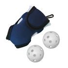 Портативная сумка для хранения мячей для гольфа, миниатюрная поясная сумка, поясная сумка для мячей для гольфа с 2 мячиками и 4 футболками