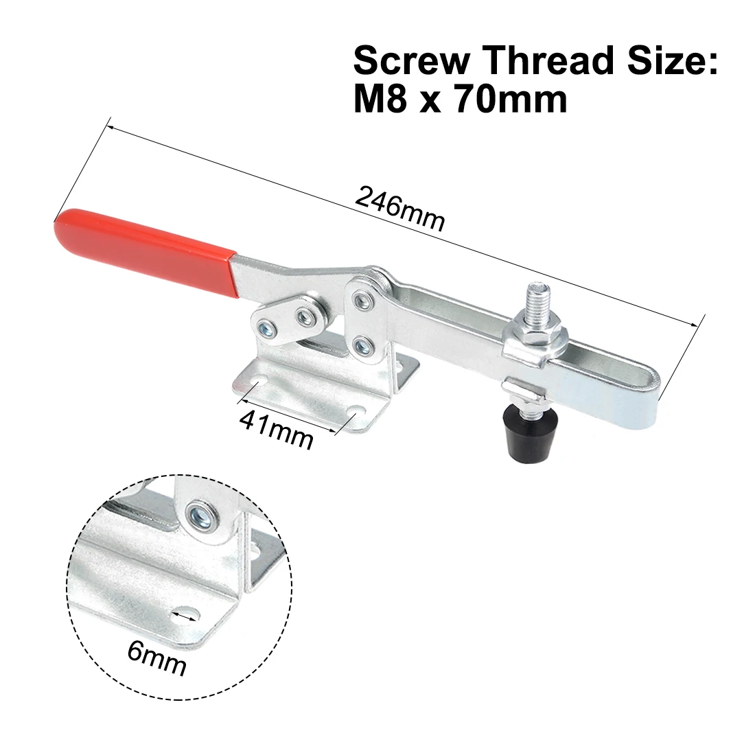 UXCELL 2 шт. рычажные зажимы Горизонтальный зажим быстросъемный инструмент типы