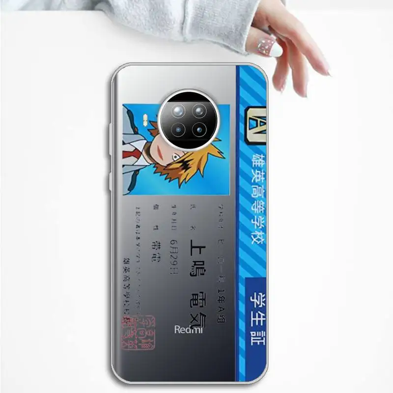 

My Hero Academia Midoriya Phone Case Transparent for Xiaomi mi Redmi note 10 t 8 9 pro lite 11 Samsung S 8 9 10 20