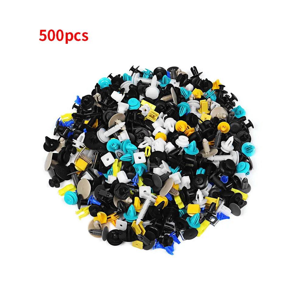 Универсальные 500 шт. смешанные автомобильные детали крепления зажим для