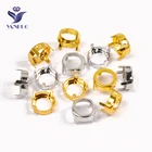YANRUO 1122 1201 1357 круглые Rivoli K9 металл, серебро, золото, закрепка, Стразы DIY Необычные камни и кристаллы, пришитые Стразы