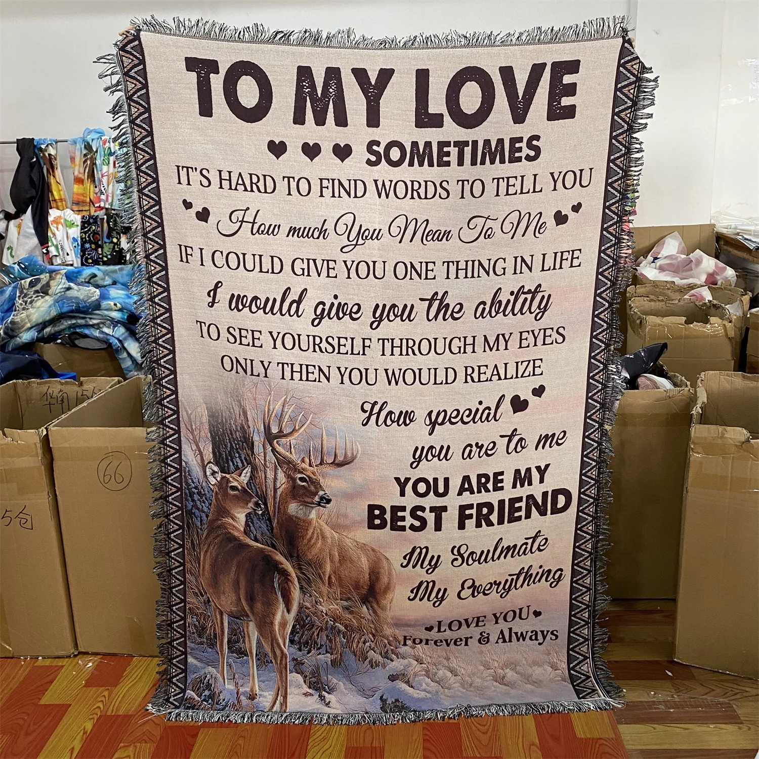 Miglior Coperta Tessuta Stampata 3D Personalizzata