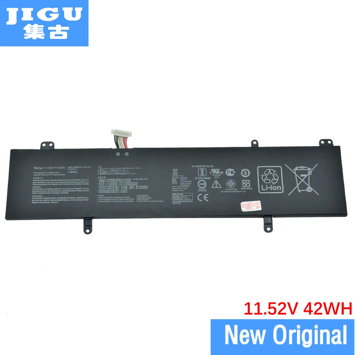 Оригинальная батарея для ноутбука JIGU B31N1707 3ICP5/57/81 ASUS X411UA F411UF P1410UF S4100V S4200U X411UN X411UQ